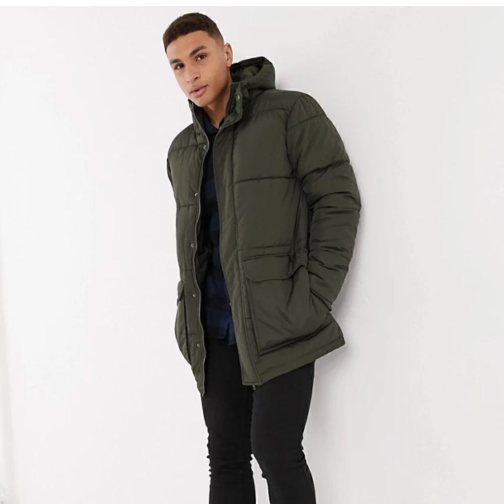FCUK - French Connection padded hooded parka (45)